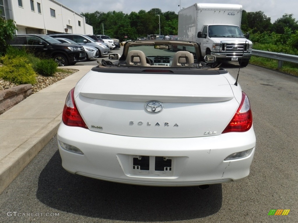 2007 Solara SLE V6 Convertible - Blizzard White Pearl / Ivory photo #11