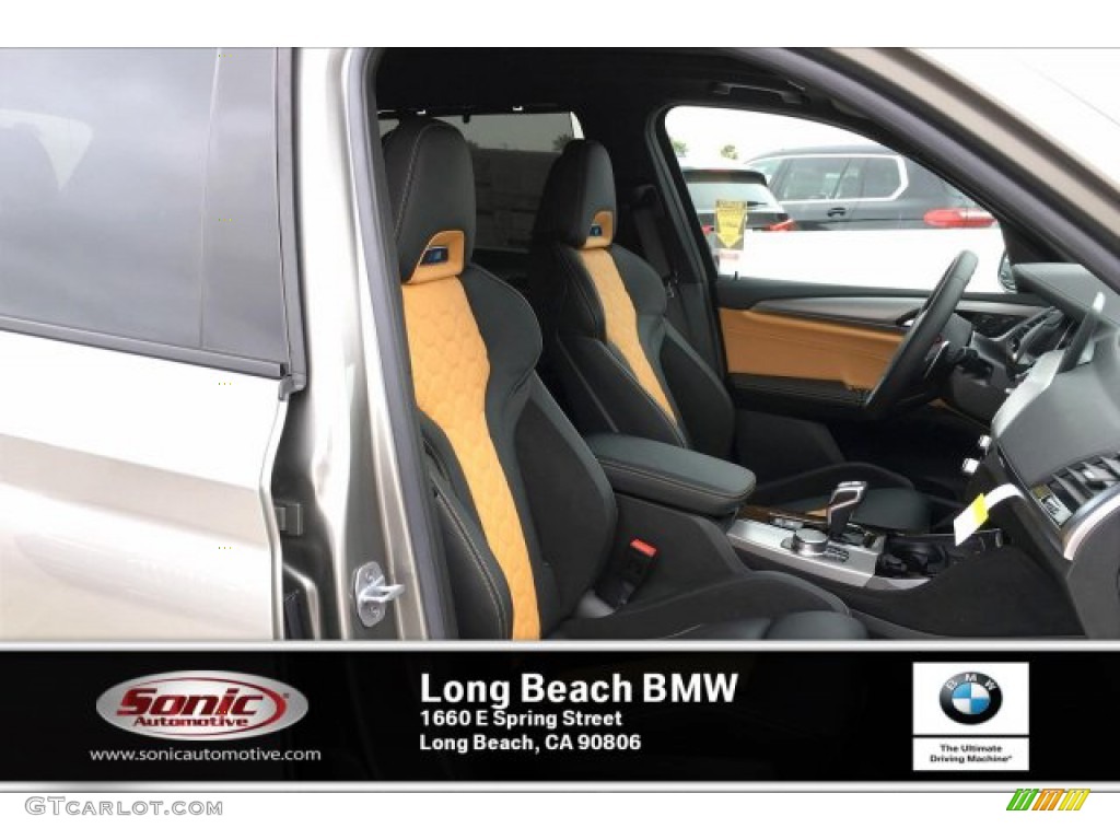 2020 X3 M Competition - Donington Grey Metallic / Black/Alcantara Black/Midrand Beige photo #7