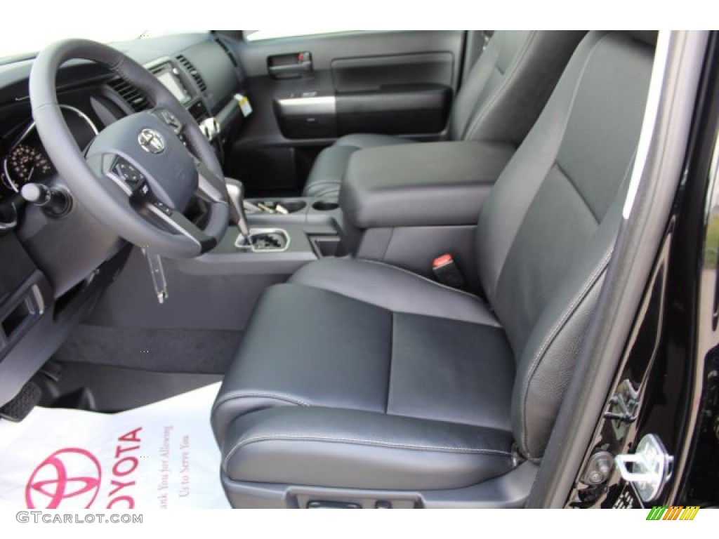Black Interior 2019 Toyota Sequoia TRD Sport Photo #134345172