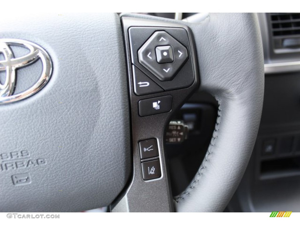 2019 Toyota Sequoia TRD Sport Black Steering Wheel Photo #134345205