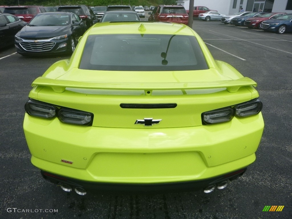 2019 Camaro SS Coupe - Shock (Light Green) / Jet Black photo #4