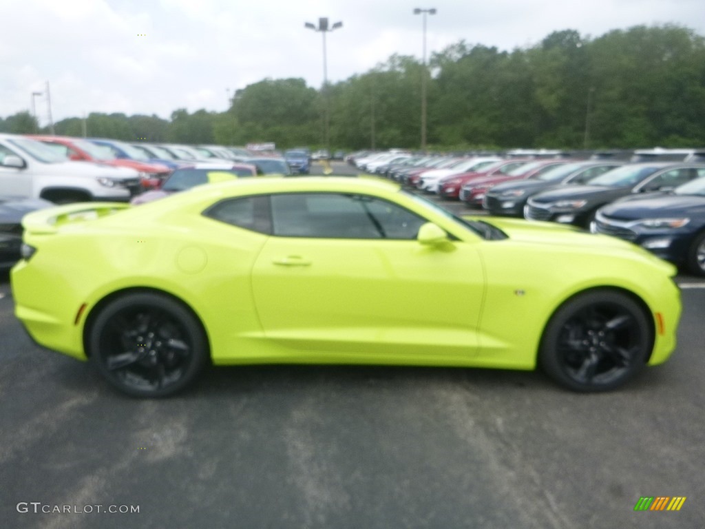 2019 Camaro SS Coupe - Shock (Light Green) / Jet Black photo #6