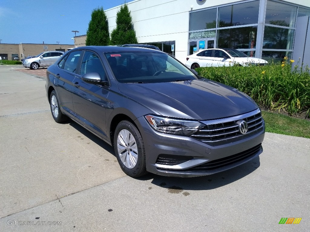 Platinum Gray Metallic 2019 Volkswagen Jetta S Exterior Photo #134345991