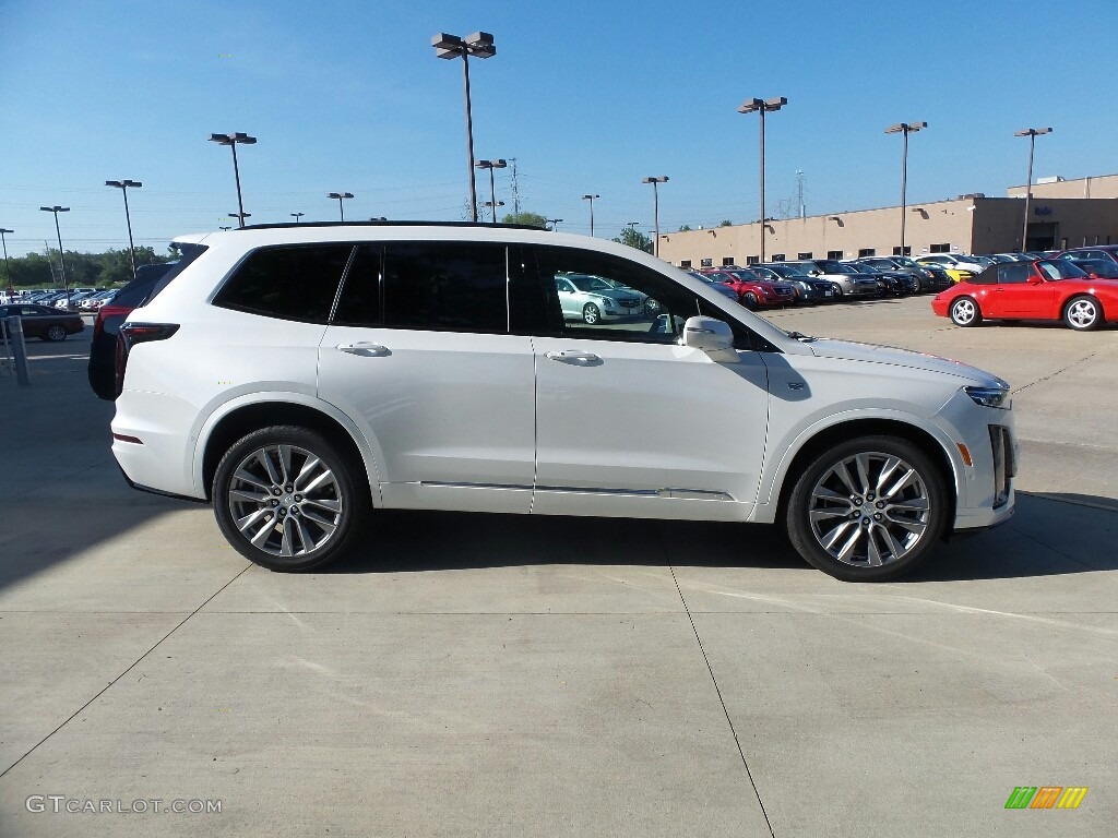 Crystal White Tricoat 2020 Cadillac XT6 Sport AWD Exterior Photo #134346462