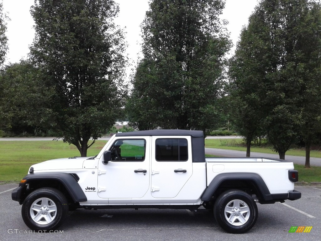 2020 Gladiator Sport 4x4 - Bright White / Black/Heritage Tan photo #1