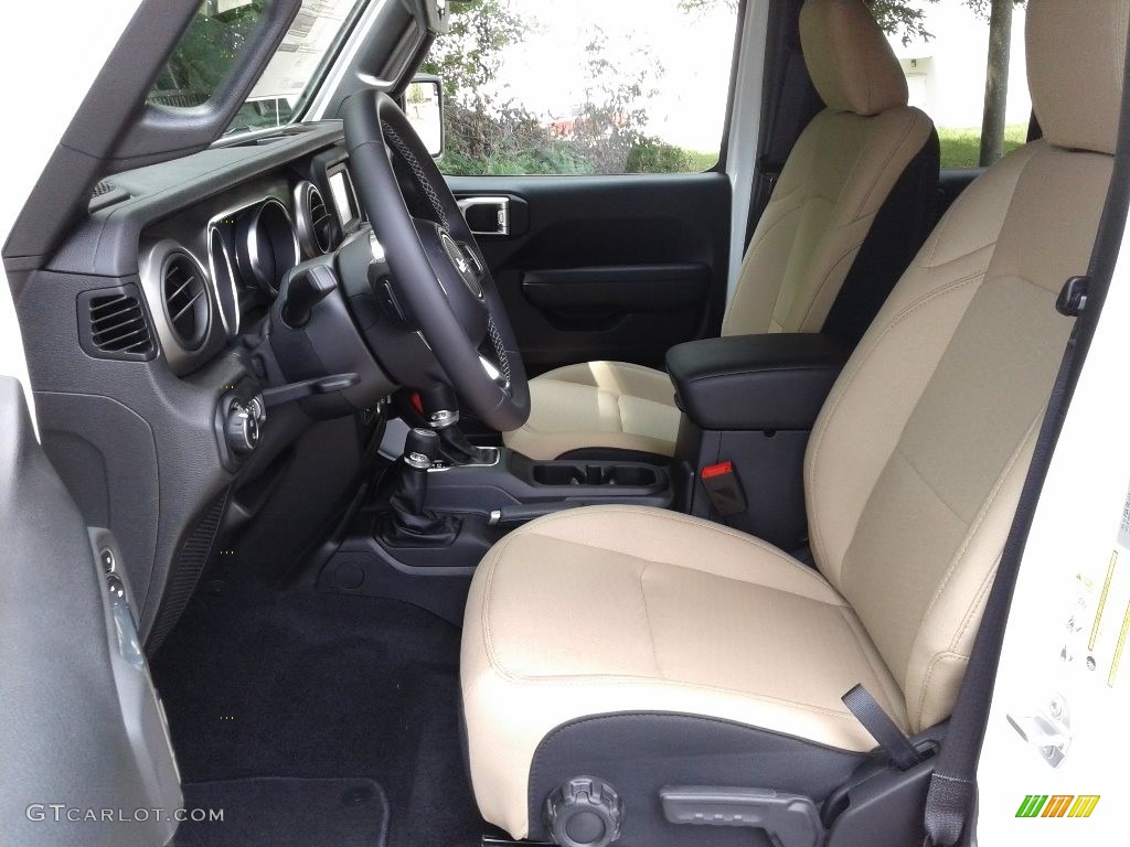 Black/Heritage Tan Interior 2020 Jeep Gladiator Sport 4x4 Photo #134349675