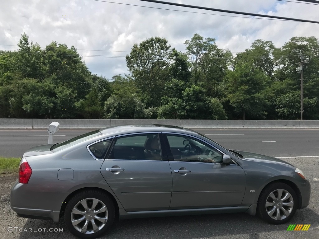 2007 M 35x Sedan - Black Obsidian / Bourbon photo #5