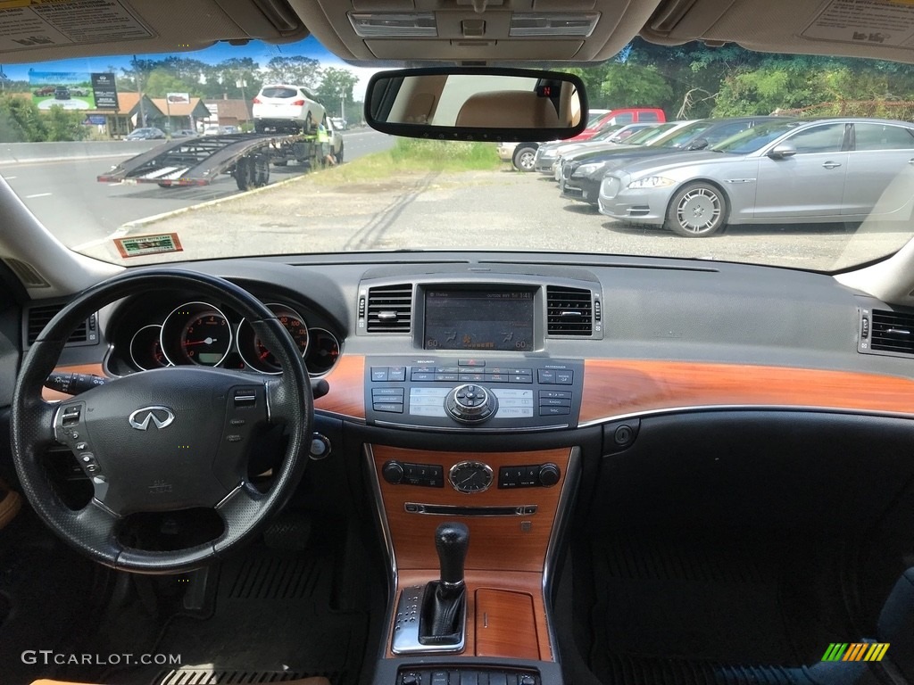 2007 M 35x Sedan - Black Obsidian / Bourbon photo #7