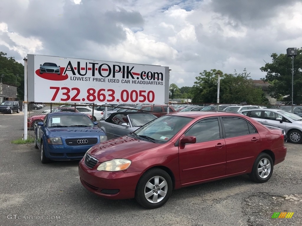2006 Corolla LE - Impulse Red Pearl / Beige photo #1