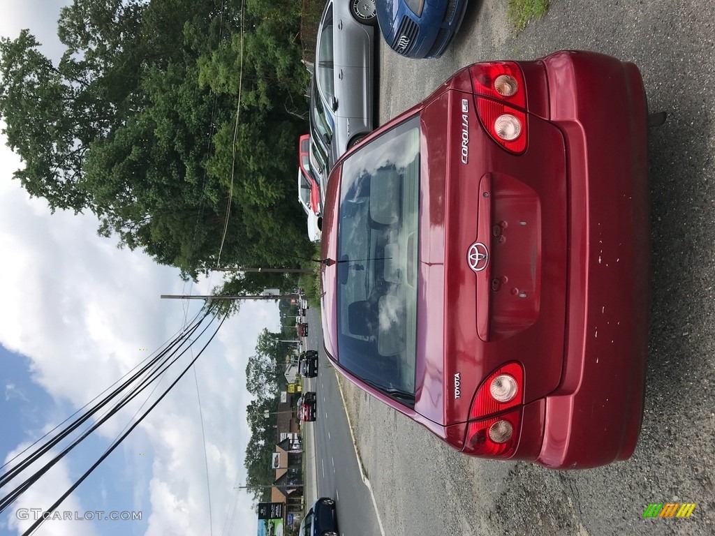 2006 Corolla LE - Impulse Red Pearl / Beige photo #4