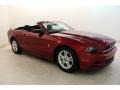 2014 Ruby Red Ford Mustang V6 Convertible  photo #1