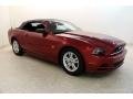 2014 Ruby Red Ford Mustang V6 Convertible  photo #2