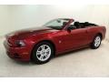 2014 Ruby Red Ford Mustang V6 Convertible  photo #4