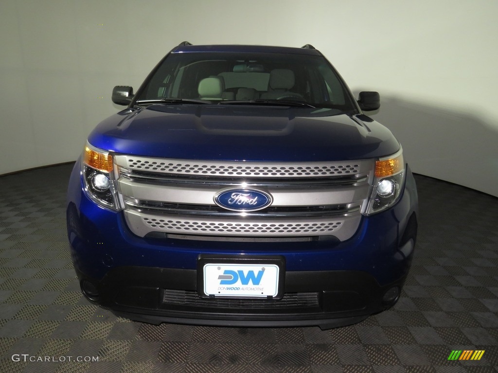 2015 Explorer 4WD - Deep Impact Blue / Medium Light Stone photo #4
