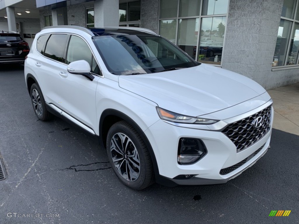 Quartz White 2020 Hyundai Santa Fe SEL 2.0 AWD Exterior Photo #134351871