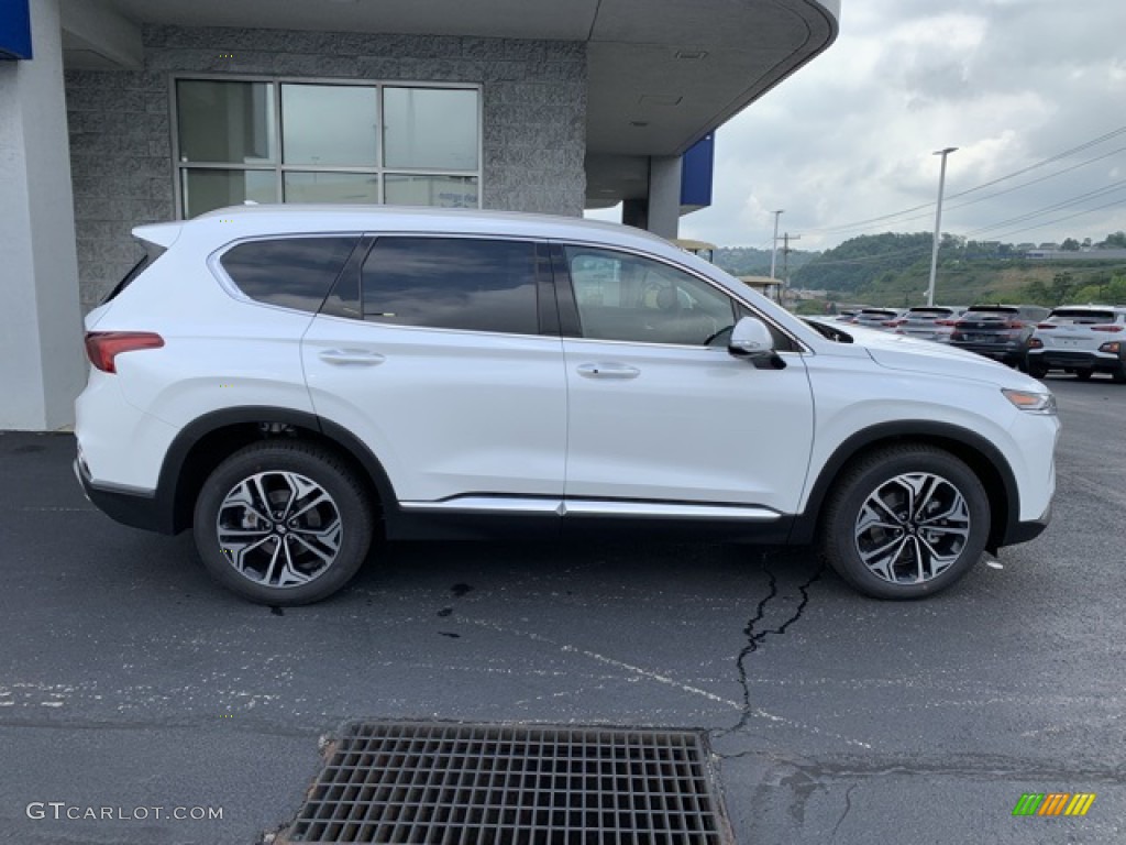 Quartz White 2020 Hyundai Santa Fe SEL 2.0 AWD Exterior Photo #134351892