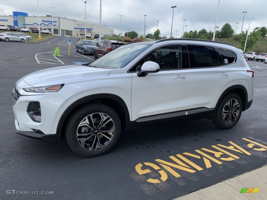 Quartz White 2020 Hyundai Santa Fe SEL 2.0 AWD Exterior Photo #134351988