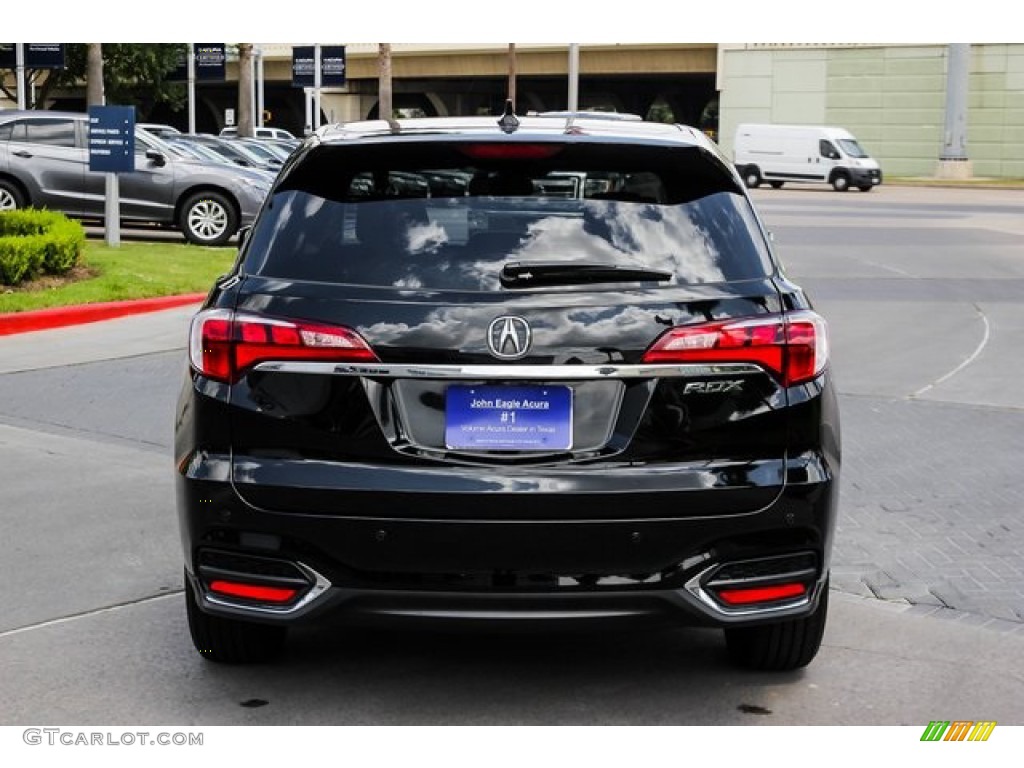 2018 RDX FWD Advance - Crystal Black Pearl / Ebony photo #6