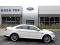 White Platinum 2018 Ford Taurus Limited AWD