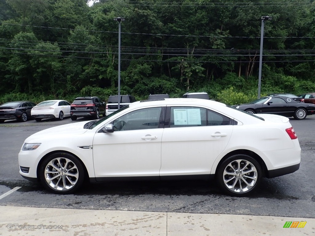 White Platinum 2018 Ford Taurus Limited AWD Exterior Photo #134353725