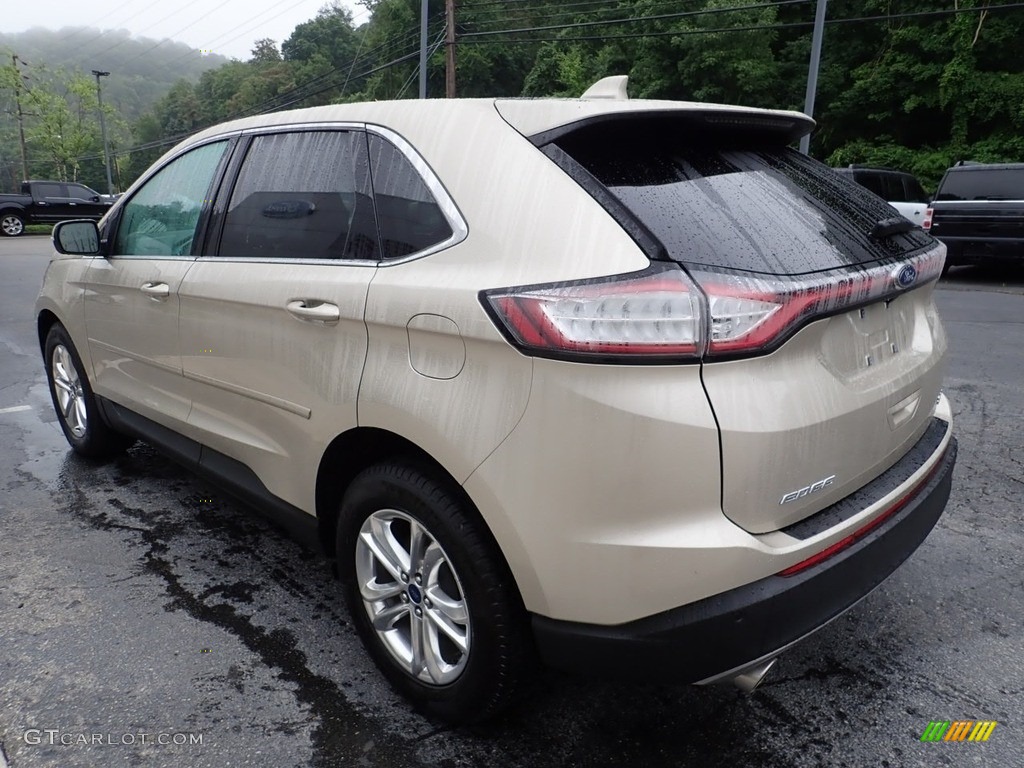 2017 Edge SEL AWD - White Gold Metallic / Ebony photo #5