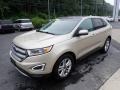 2017 White Gold Metallic Ford Edge SEL AWD  photo #7