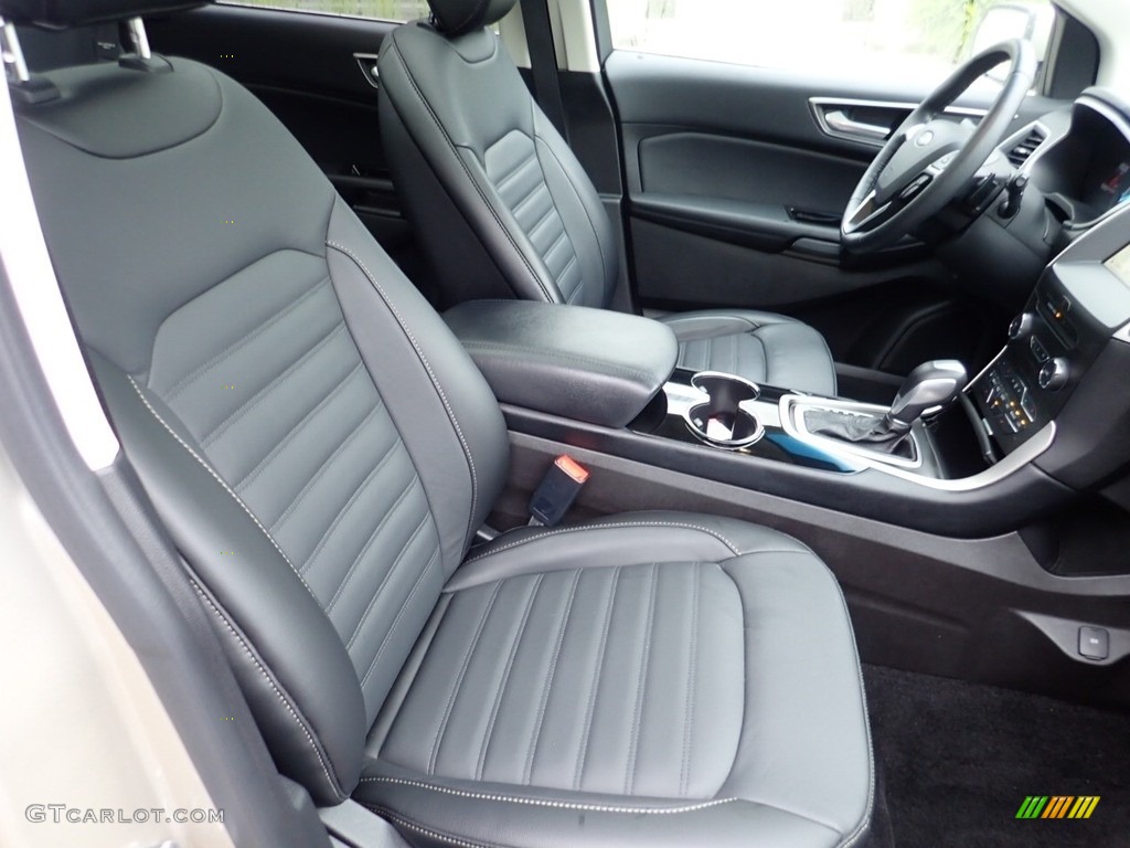 2017 Edge SEL AWD - White Gold Metallic / Ebony photo #11