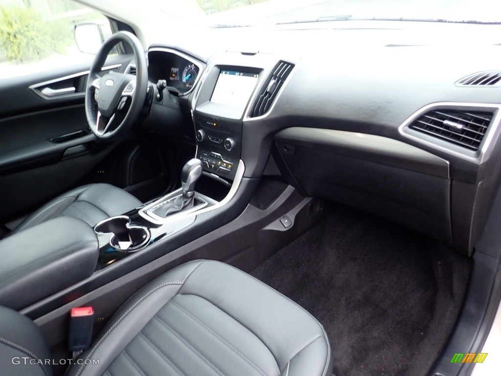 2017 Edge SEL AWD - White Gold Metallic / Ebony photo #12