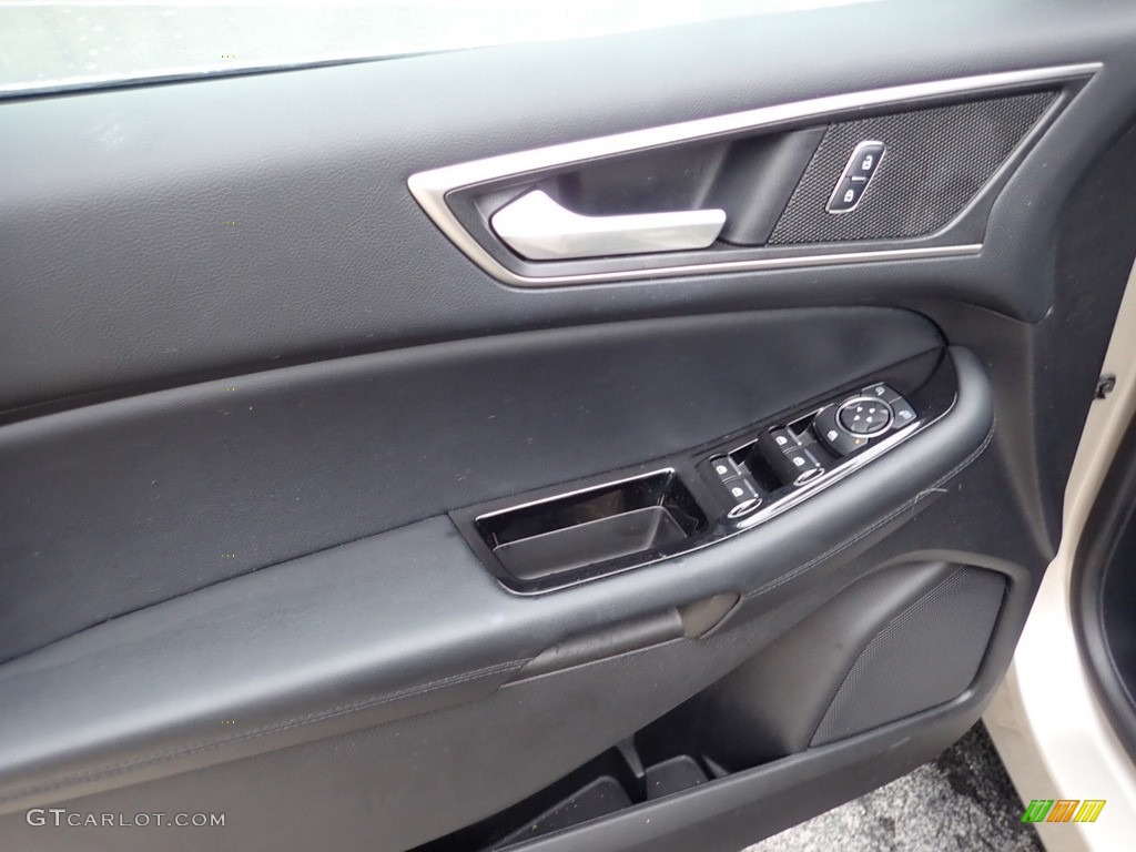 2017 Edge SEL AWD - White Gold Metallic / Ebony photo #18