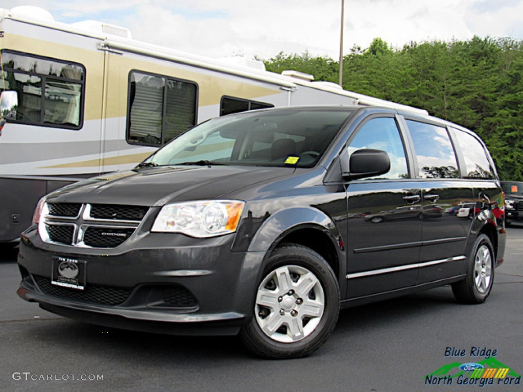 2011 Grand Caravan Express - Dark Charcoal Pearl / Black/Light Graystone photo #1