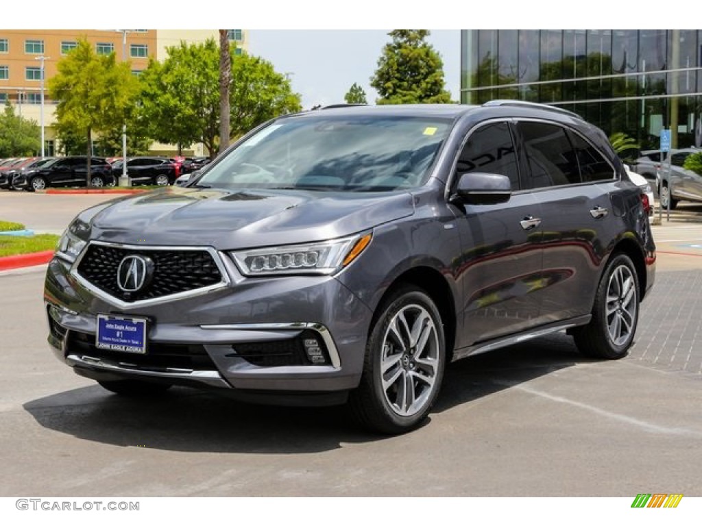 2019 MDX Sport Hybrid SH-AWD - Modern Steel Metallic / Ebony photo #3