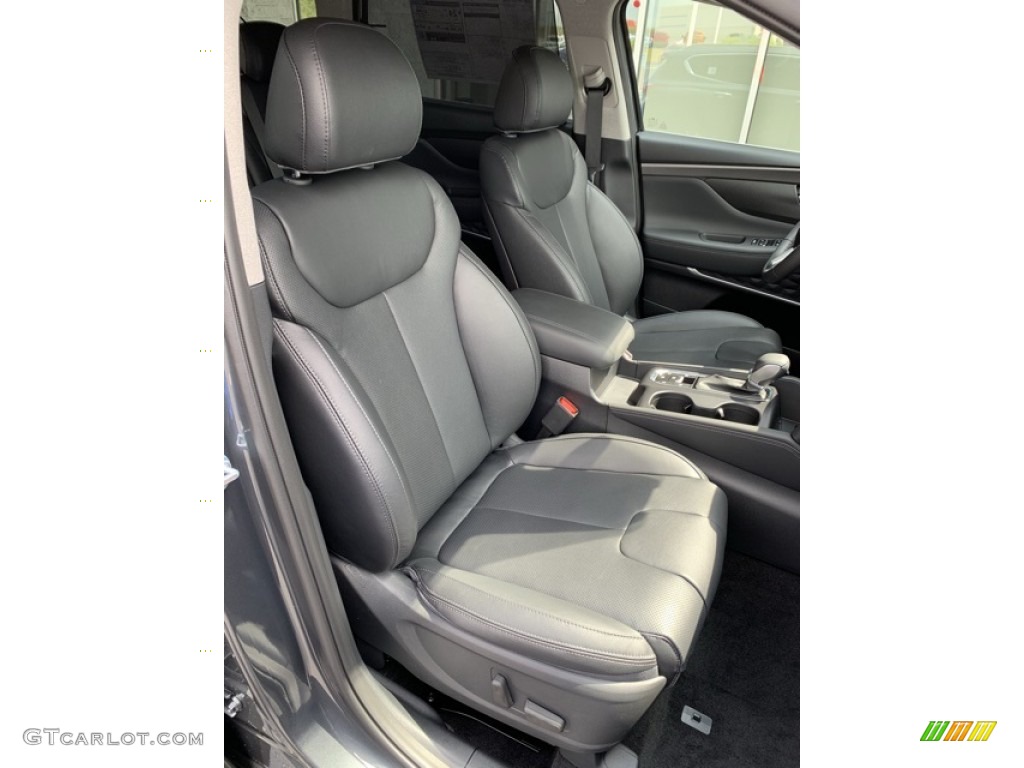 Black Interior 2020 Hyundai Santa Fe SEL AWD Photo #134355756