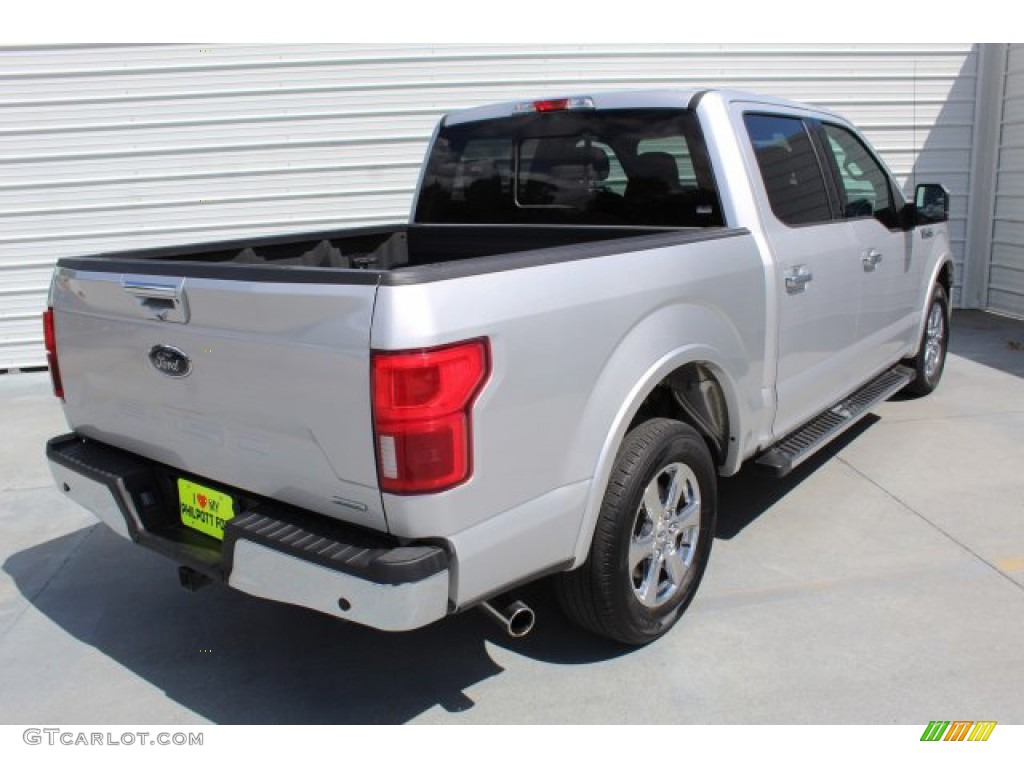 2018 F150 Lariat SuperCrew - Ingot Silver / Earth Gray photo #9