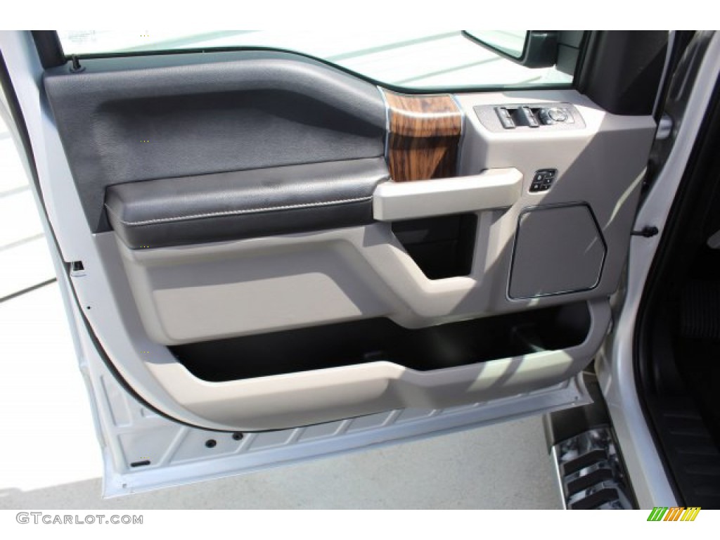 2018 F150 Lariat SuperCrew - Ingot Silver / Earth Gray photo #10