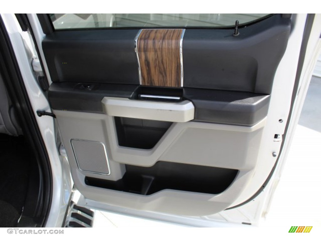 2018 F150 Lariat SuperCrew - Ingot Silver / Earth Gray photo #24