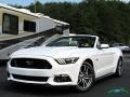 Oxford White 2016 Ford Mustang GT Premium Convertible