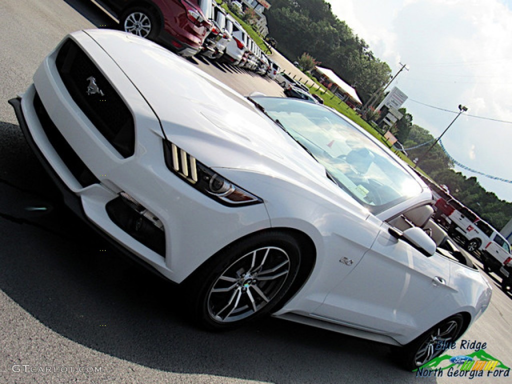 2016 Mustang GT Premium Convertible - Oxford White / Dark Ceramic photo #30