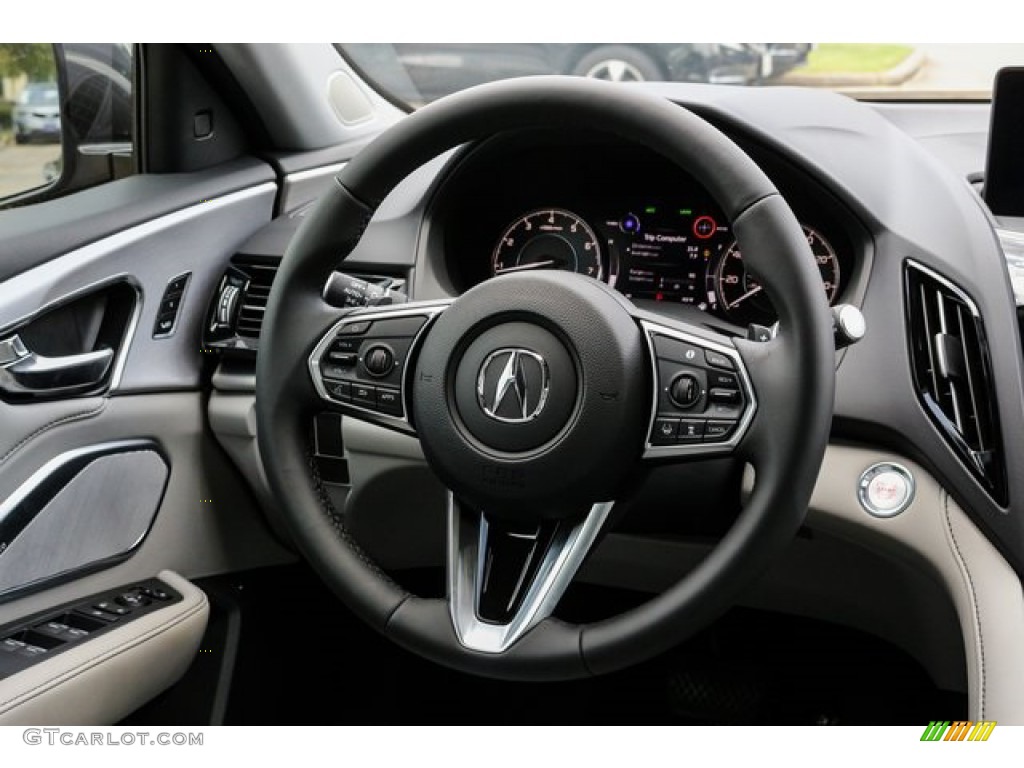 2020 Acura RDX Technology AWD Graystone Steering Wheel Photo #134357292