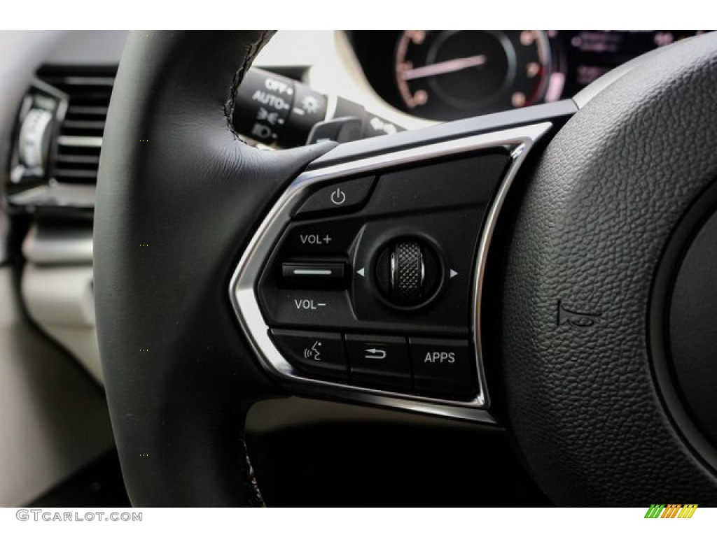 2020 Acura RDX Technology AWD Graystone Steering Wheel Photo #134357367