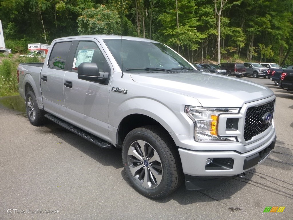 2019 F150 XL SuperCrew 4x4 - Ingot Silver / Earth Gray photo #3