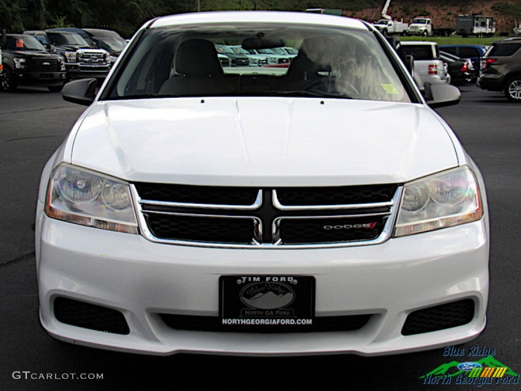 2013 Avenger SE V6 - New Bright White / Black/Light Frost Beige photo #8