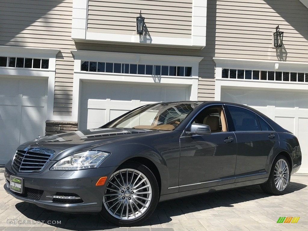2010 S 550 4Matic Sedan - Flint Grey Metallic / Cashmere/Savanna photo #4