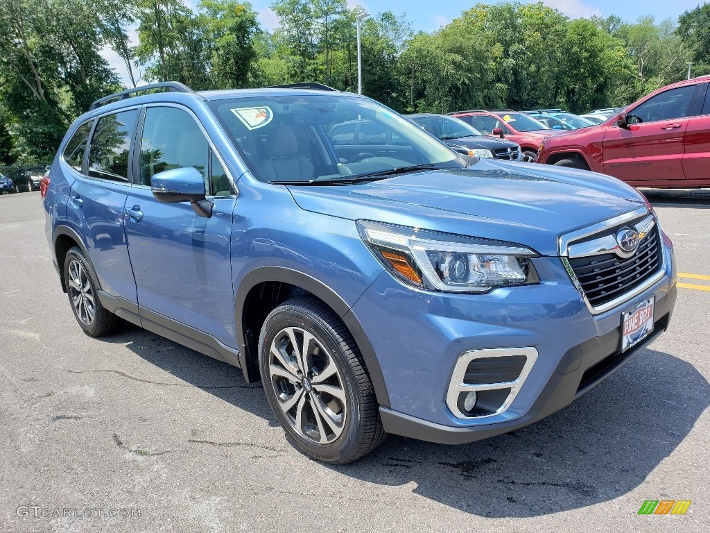 2019 Forester 2.5i Limited - Horizon Blue Pearl / Gray photo #1
