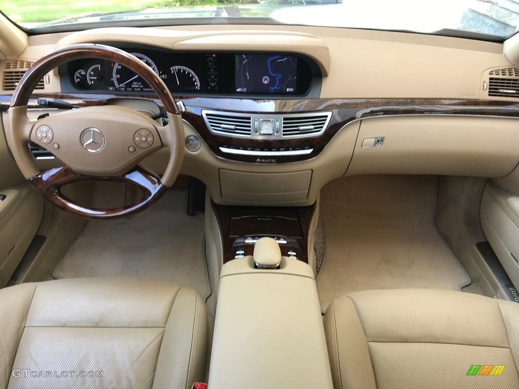 2010 S 550 4Matic Sedan - Flint Grey Metallic / Cashmere/Savanna photo #9