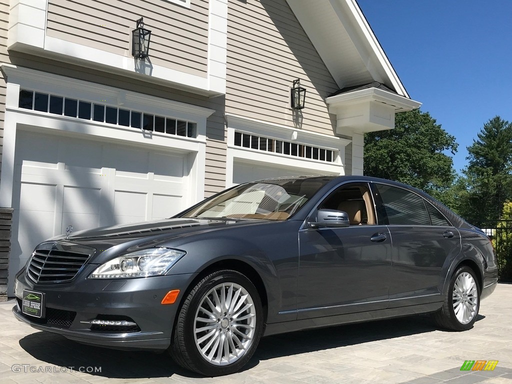 2010 S 550 4Matic Sedan - Flint Grey Metallic / Cashmere/Savanna photo #15
