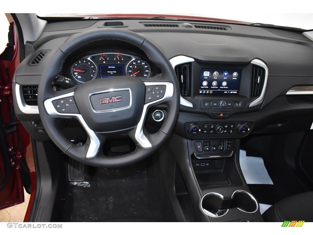 2020 GMC Terrain SLE AWD Jet Black Dashboard Photo #134360784