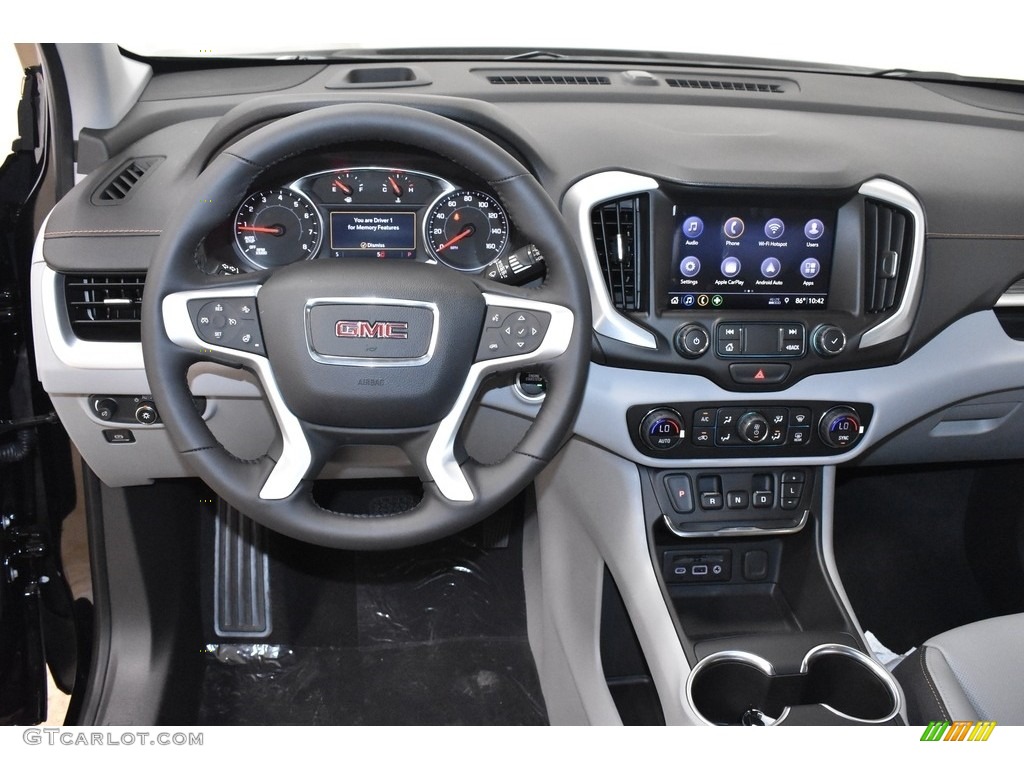 2020 GMC Terrain SLT AWD Medium Ash Gray/Jet Black Dashboard Photo #134360925