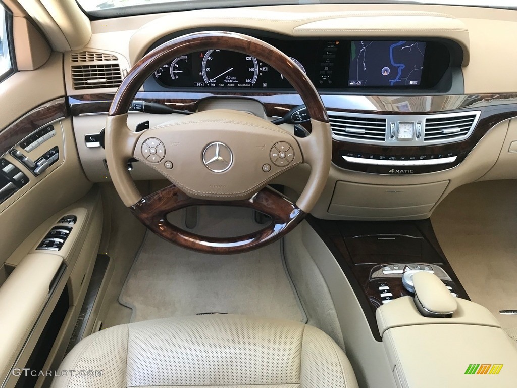 2010 S 550 4Matic Sedan - Flint Grey Metallic / Cashmere/Savanna photo #46