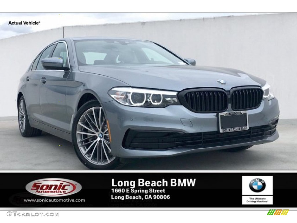 2019 5 Series 530i Sedan - Bluestone Metallic / Black photo #1