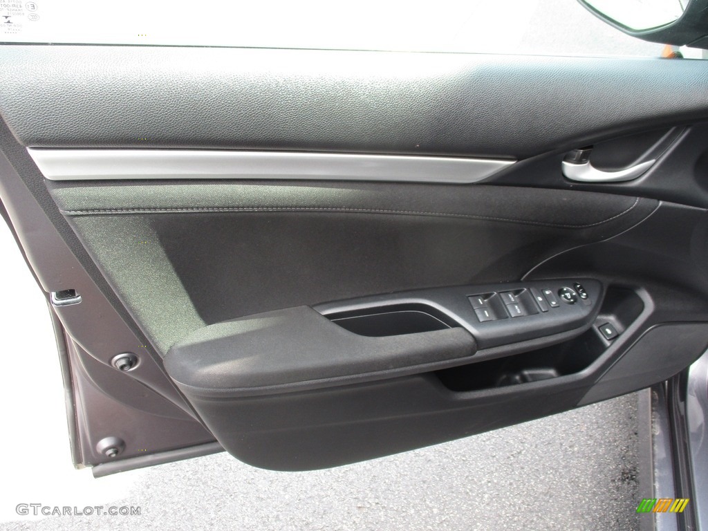 2016 Civic EX Sedan - Modern Steel Metallic / Black photo #10